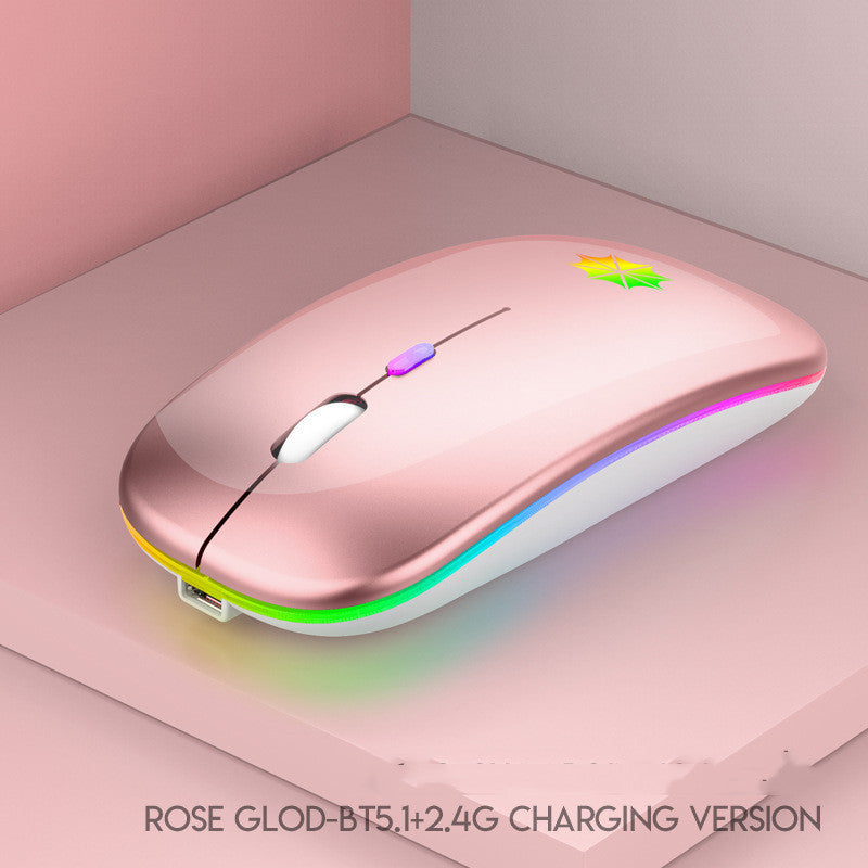Silent Laptop Gaming Girl Mouse