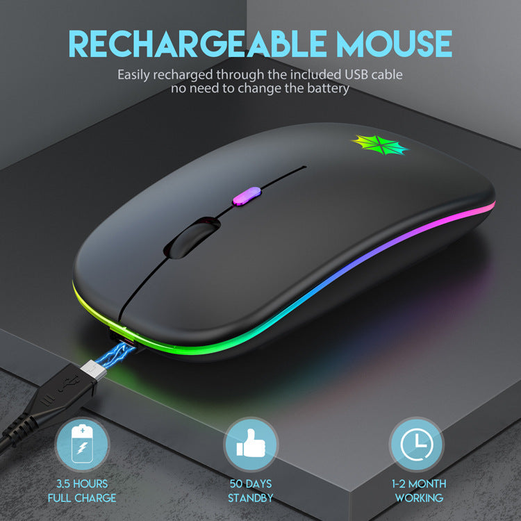 Silent Laptop Gaming Girl Mouse