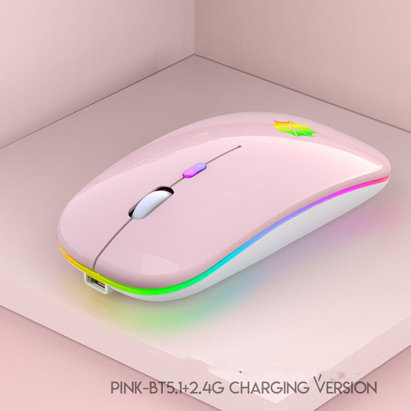Silent Laptop Gaming Girl Mouse