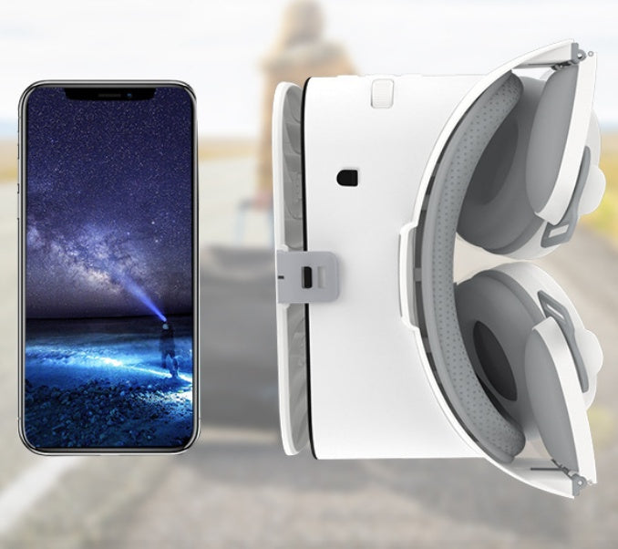 Bluetooth VR Headset with 3D Glasses